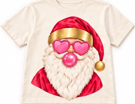 Camiseta Bubble Candy — Santa