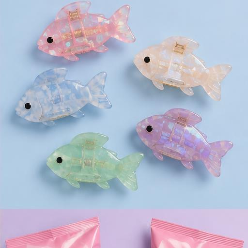 Foto de ejemplo de Hair clips de pescaditos